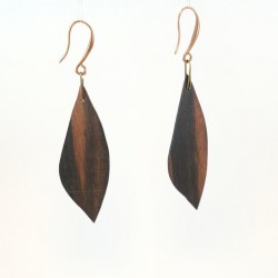 Modèle "Feuille bicolore cuivre"