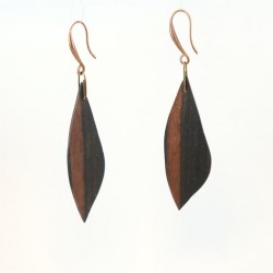 Modèle "Feuille bicolore cuivre"