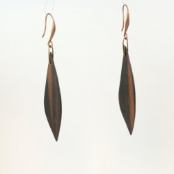 Modèle "Feuille bicolore cuivre"