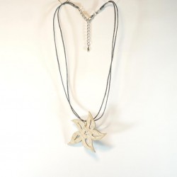 Modèle "Narcisse bicolore/biface - lanière coton"