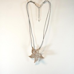 Modèle "Narcisse bicolore/biface - lanière coton"