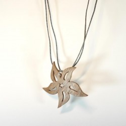 Modèle "Narcisse bicolore/biface - lanière coton"