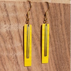 Rectangle Jaune métal