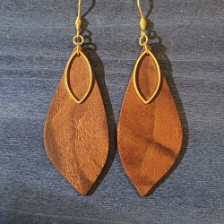 Feuilles ronce de noyer métal